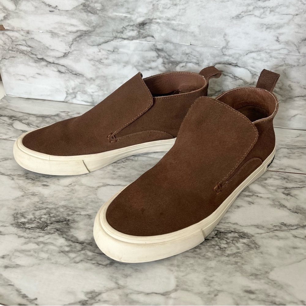 SeaVees | men’s size 10 brown suede Huntington Middie slip-on sneakers